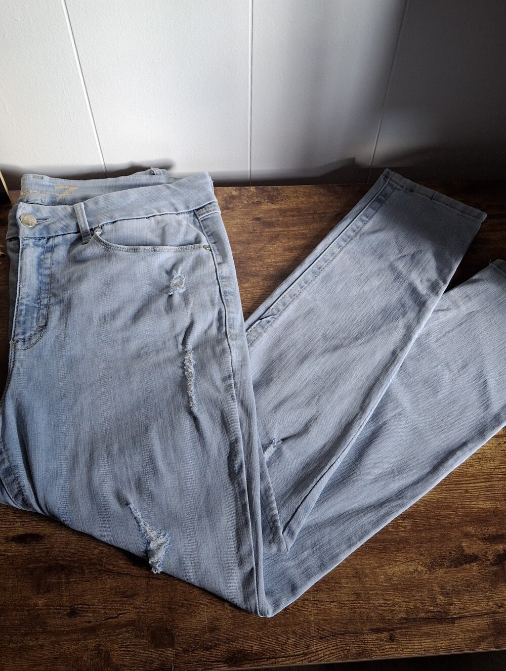 Seven Womens Tummyless High Rise Skinny Jeans Size 16